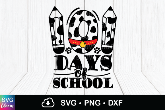 101 Days of School 100th Day Svg Png