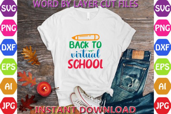 Back to Virtual School SVG Free: Your All-in-One Digital Design Bundle Explained