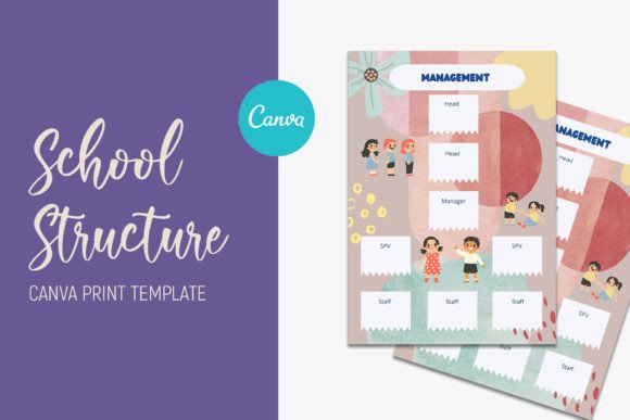 School Structure Canva Template: A Practical Tool for Organizing Educational Planning